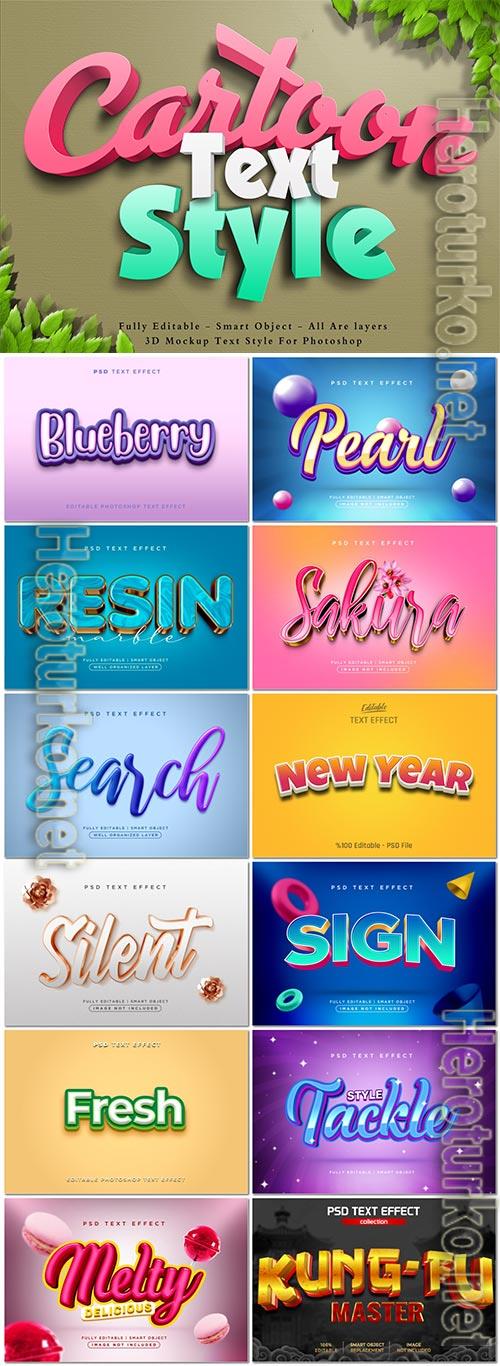 Psd text effect set vol 2