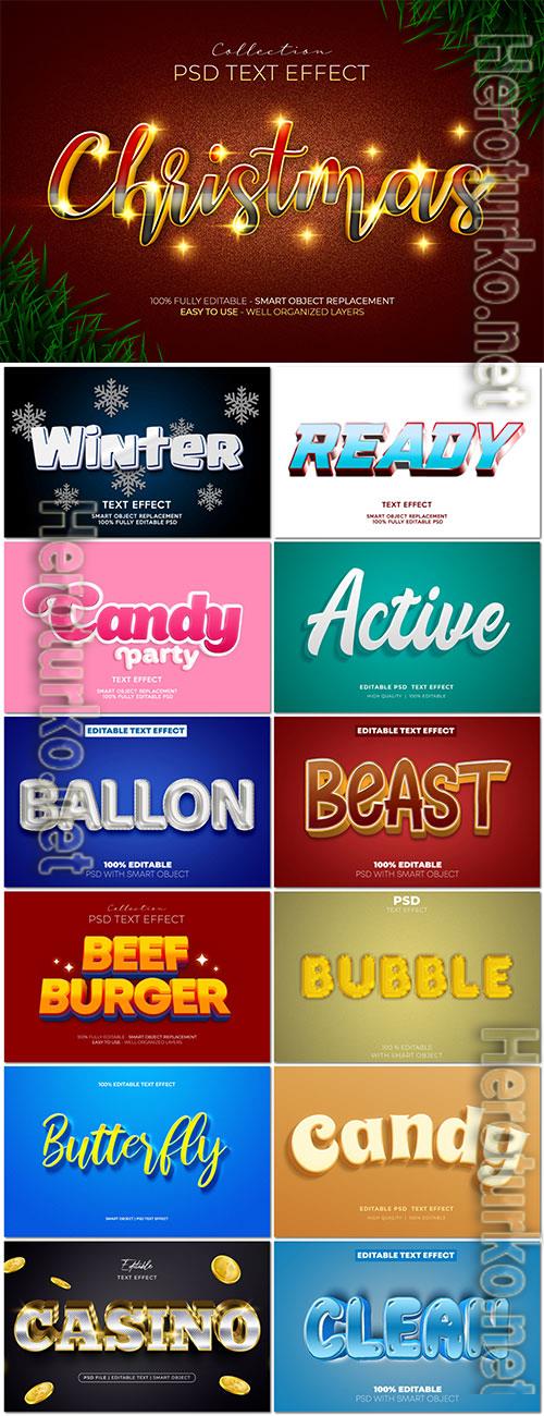Psd text effect set vol 7