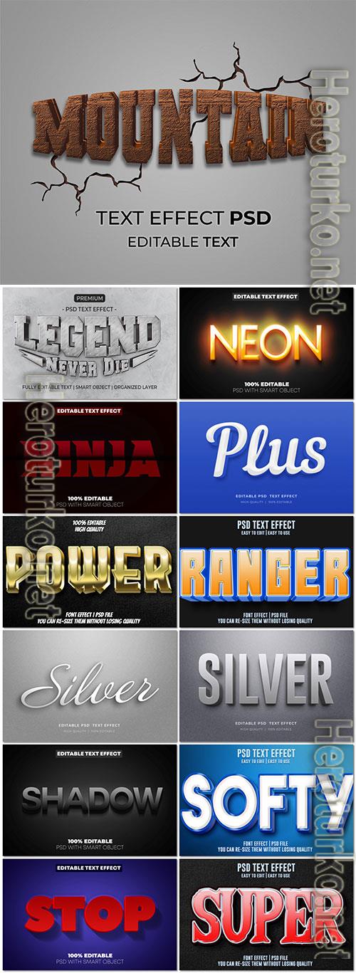 Psd text effect set vol 12