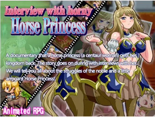 [Shame] Yuki Mango - Interview with horny Horse Princess (eng) Demo Version - Animated