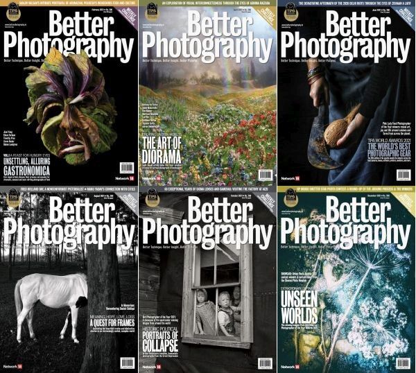 Подшивка журнала - Better Photography (January-December 2021) PDF. Архив 2021