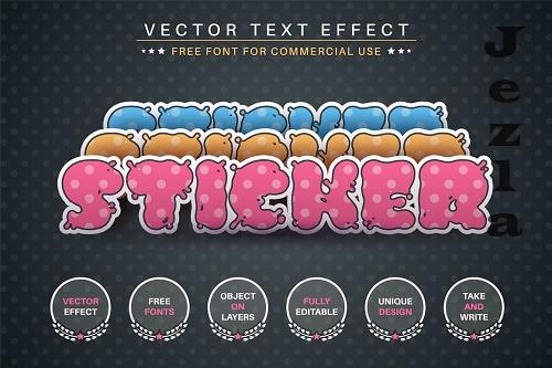 CreativeMarket - Bubble Gum Sticker Editable Text - 6780856 CreativeMarket - Bubble Gum Sticker Editable Text - 6780856