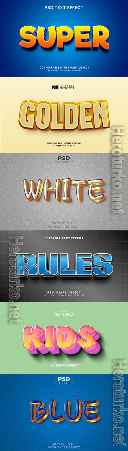 Psd text effect set vol 16