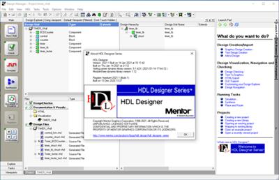 Mentor Graphics HDL Designer Series (HDS) 2021.1 Build 1