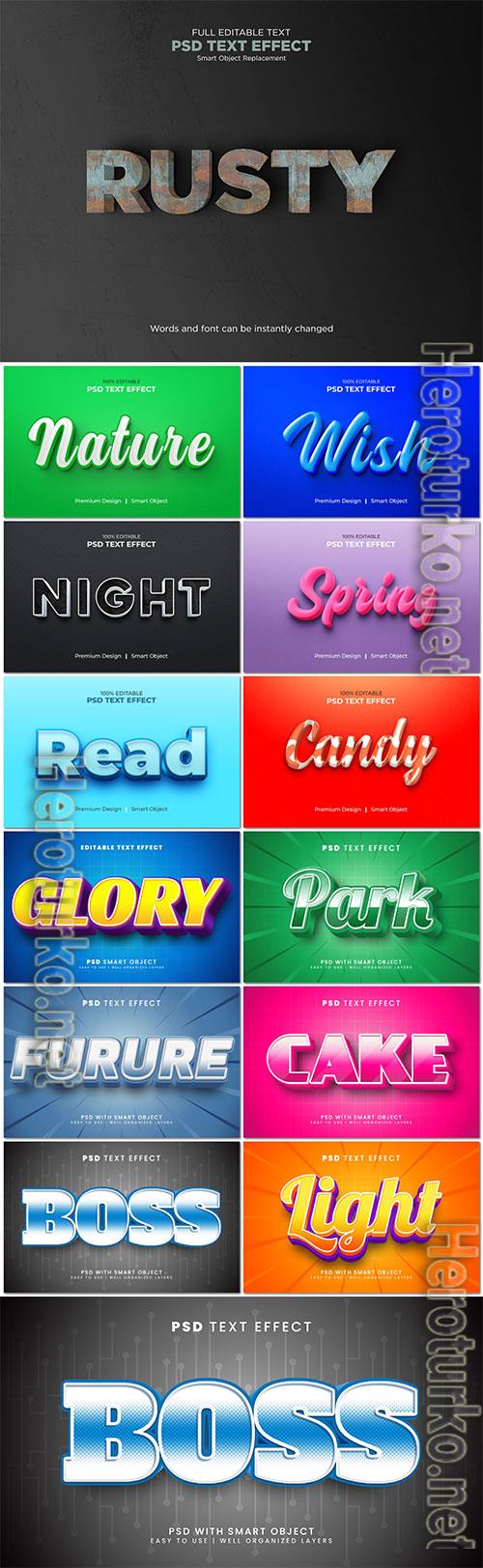 Psd text effect set vol 19