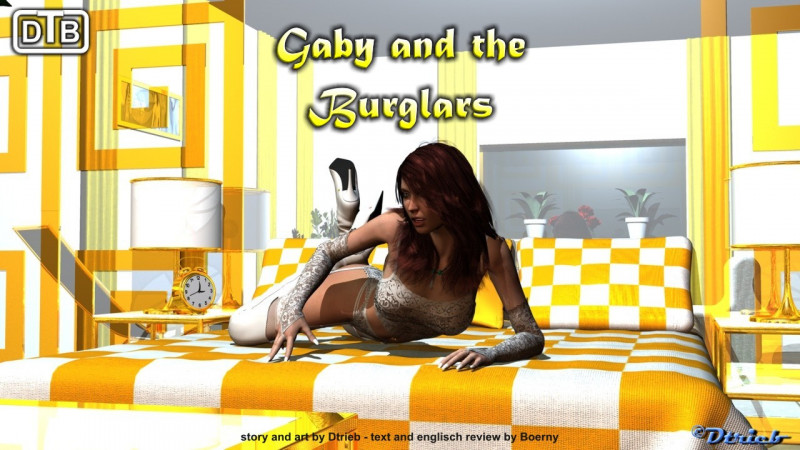[Dtrieb] Gaby and the Burglars 3D Porn Comic