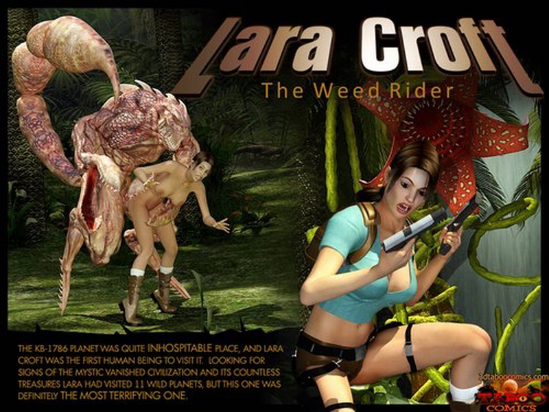 [Gonzo] Lara Croft. The Weed Rider 3D Porn Comic