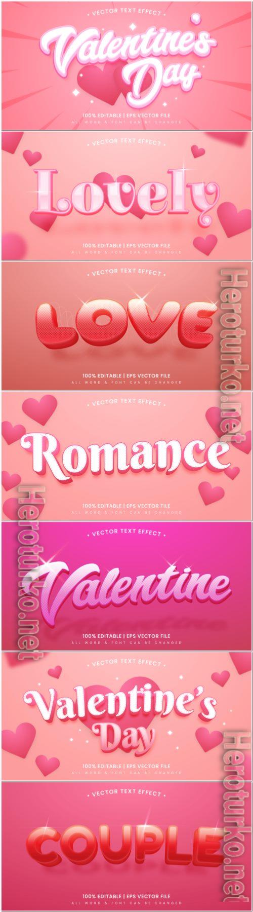 Set 3d editable text style effect vector vol 352 Set 3d editable text style effect vector vol 352