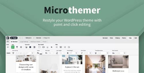 MicroThemer v7.0.8.1 - WordPress CSS Editor - NULLED MicroThemer v7.0.8.1 - WordPress CSS Editor - NULLED