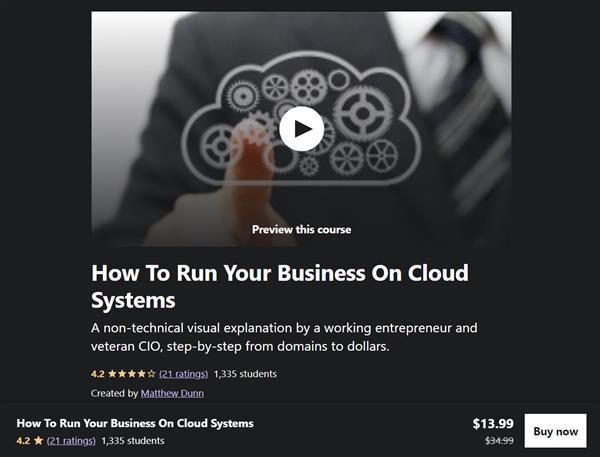 Udemy – How To Run Your Business From The Cloud