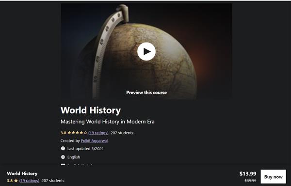 Udemy – World History with Pulkit Aggarwal