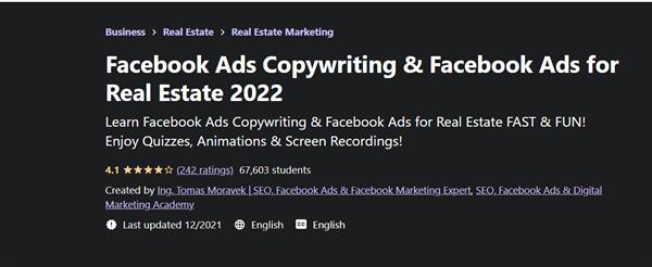 Facebook Ads Copywriting & Facebook Ads for Real Estate 2022