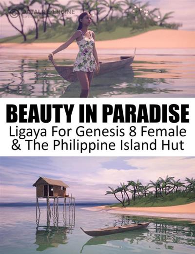 BEAUTY IN PARADISE   LIGAYA AND THE PHILIPPINE ISLAND HUT   GENESIS 8 FEMALE