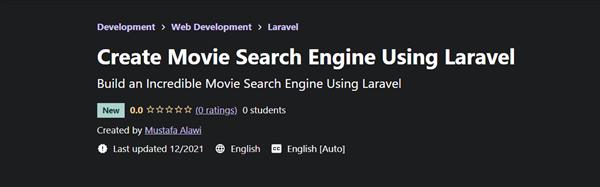 Udemy – Create Movie Search Engine Using Laravel