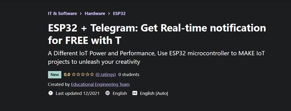 ESP32 + Telegram – Get Real Time Notification for FREE with T