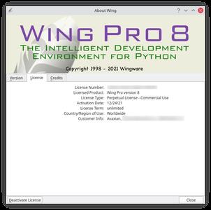 Wing IDE Professional 8.1.2 (Win / macOS / Linux)