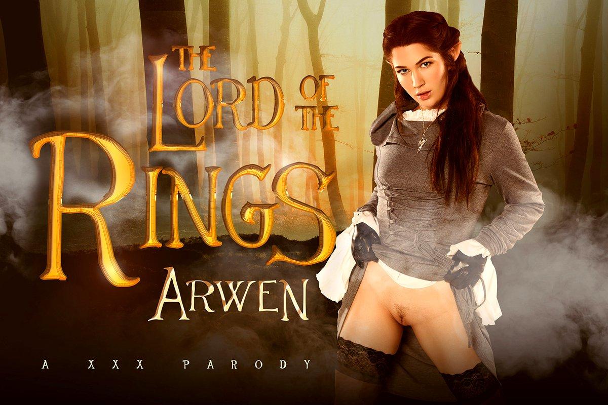 [VRCosplayX.com] Evelyn Claire (LOTR: Arwen A XXX Parody / 24.05.2021) [2021 г., Small Tits, Movie, Fucking, Brunette, Blowjob, Fantasy, Cum On Body, Babe, Teen, Doggystyle, VR, 7K, 2048p] [Oculus Rift / Vive]