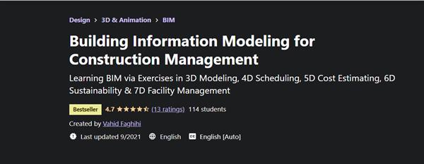 Udemy – Building Information Modeling for Construction Management