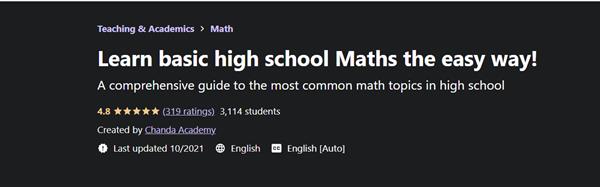 Learn Basic High School Maths The Easy Way