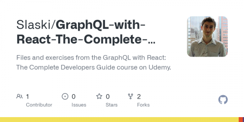 GraphQL with React The Complete Developers Guide  Udemy