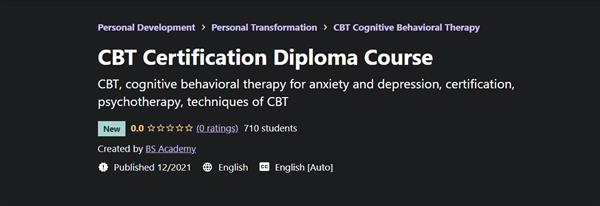 Udemy - CBT Certification Diploma Course