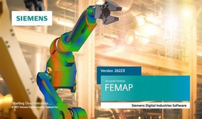 Siemens Simcenter FEMAP 2022.1.0 (x64) with NX Nastran