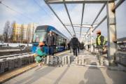 До конца года откроют обновленную станцию ​​скоростного трамвая (видео)