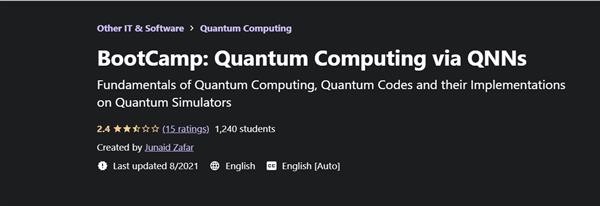 Udemy – BootCamp Quantum Computing via QNNs