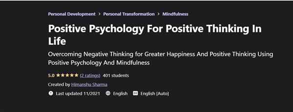 Positive Psychology For Positive Thinking In Life ✮