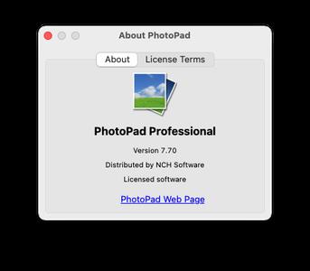 PhotoPad Professional 7.70 macOS