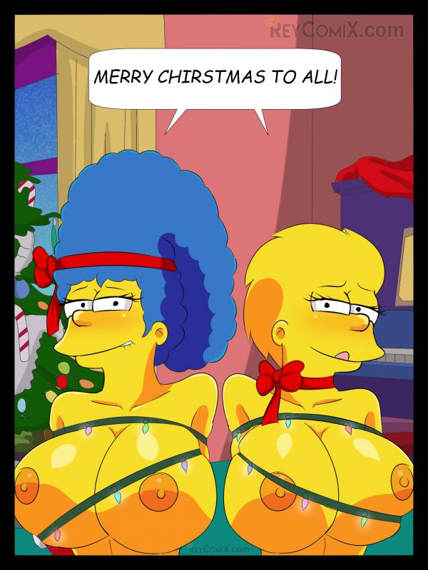 ReyComiX - PokuArts - The Simpsons - Family Christmas Porn Comics