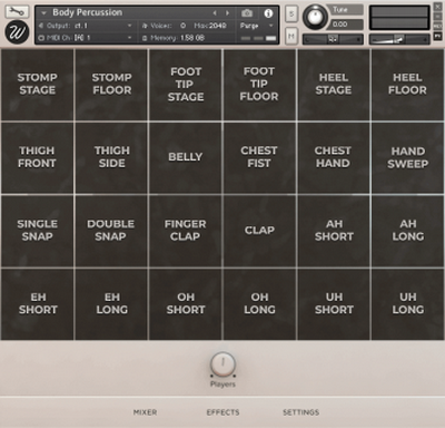 Wavesfactory Body Percussion KONTAKT