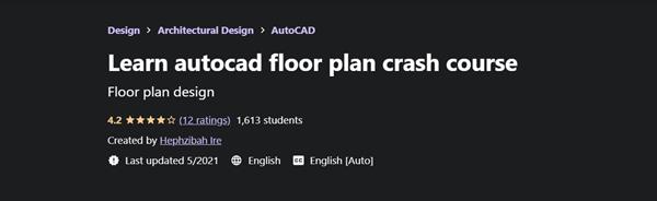 Udemy - Learn AutoCAD Floor Plan Crash Course