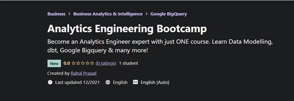 Udemy - Analytics Engineering Bootcamp