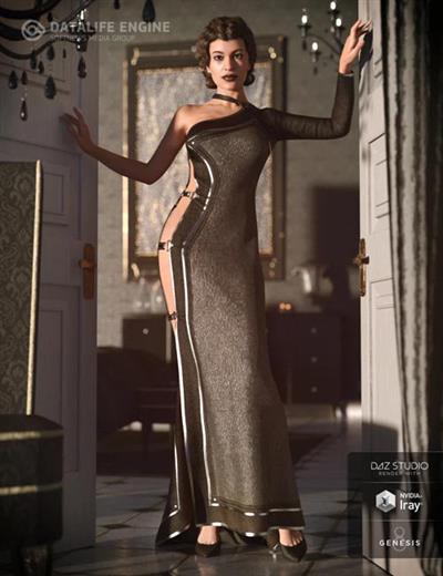 DFORCE TWILIGHT OUTFIT FOR GENESIS 8 FEMALE(S)