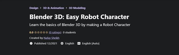 Blender 3D - Easy Robot Character
