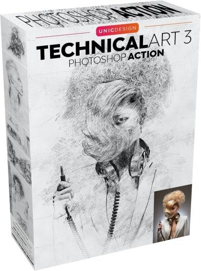 GraphicRiver - TechnicalArt 3 Photoshop Action