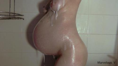 Vera Gromova, Marvelous V - Hot Sexy 33weeks Pregnant Amateur Mommy Taking Shower [FullHD, 1080p] [PornHub.com]