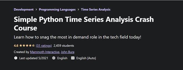 Simple Python Time Series Analysis Crash Course Video