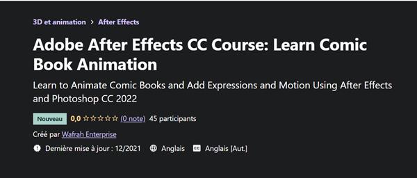 Adobe After Effects CC Course - Learn Comic Book Animation