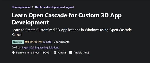 Learn Open Cascade for Custom 3D App Development ✮