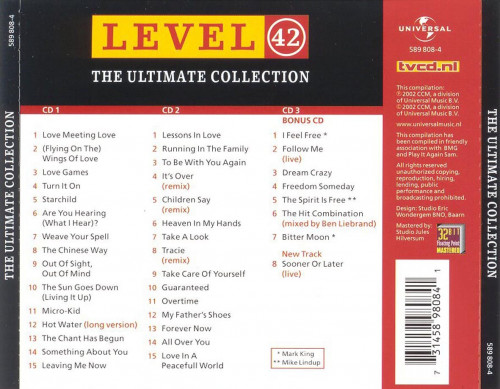 Level 42 - The Ultimate Collection (2002) 3CD Lossless