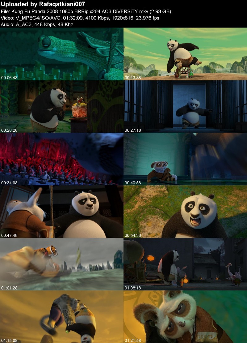 Kung Fu Panda 2008 1080p BRRip x264 AC3 DiVERSiTY Kung Fu Panda 2008 1080p BRRip x264 AC3 DiVERSiTY