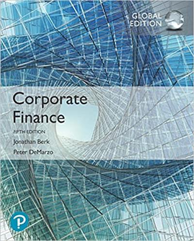 Corporate Finance, Global Edition, 5th Edition