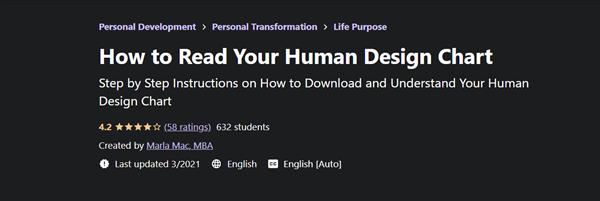 Udemy – How to Read Your Human Design Chart