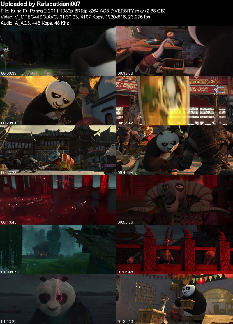Kung Fu Panda 2 2011 1080p BRRip x264 AC3 DiVERSiTY
