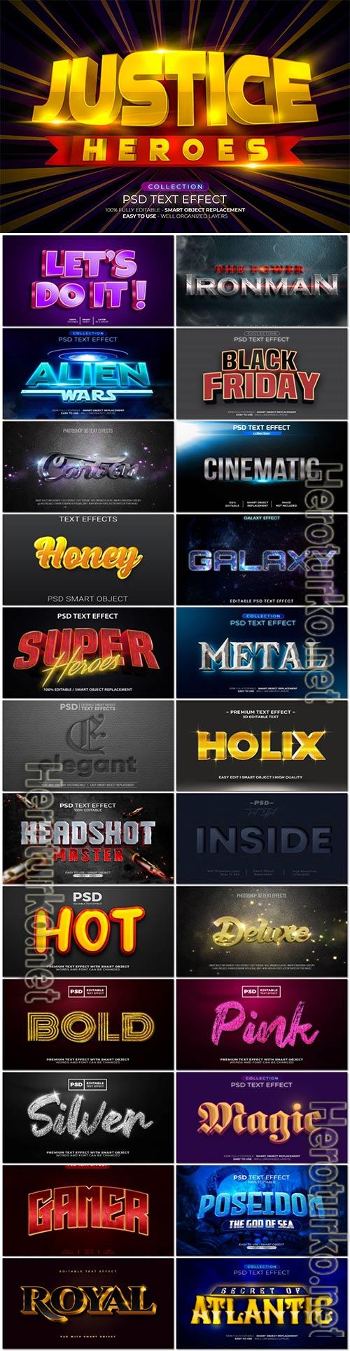 Psd text effect set vol 28