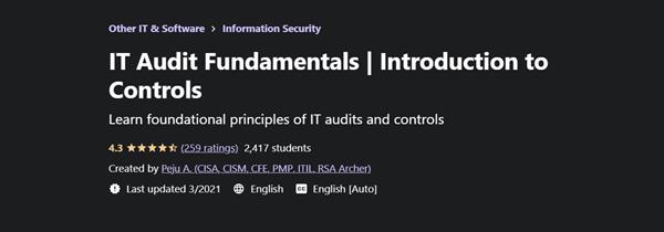 IT Audit Fundamentals - Introduction to Controls