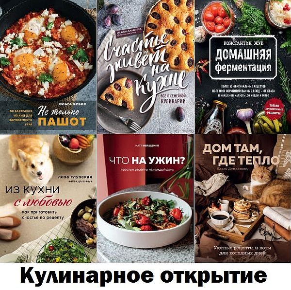 Кулинарное открытие в 107 книгах (2015-2022) PDF, FB2