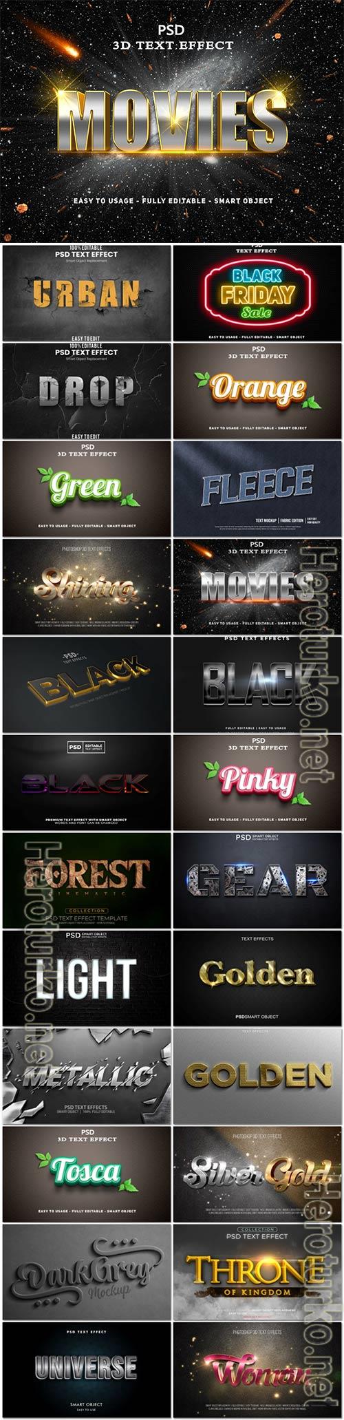Psd text effect set vol 24